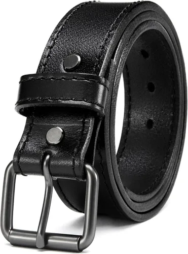 Miniatura 9 de Cinturón de cuero para pistola para hombre, cinturón resistente de 1.5 pulgadas para trabajo CCW
