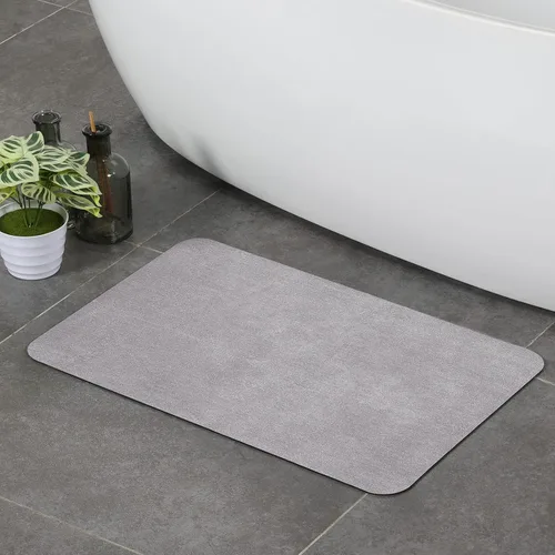 Miniatura 9 de Stiio Alfombrillas de baño para el baño, superabsorbentes de secado rápido, alfombras de goma antideslizantes delgadas para el baño que pasan debajo