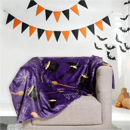 Rae Dunn Manta suave y decorativa para cama o sofá, mantas acogedoras para sofá, manta de felpa suave con burbujas bordadas, 50 x 70 pulgadas