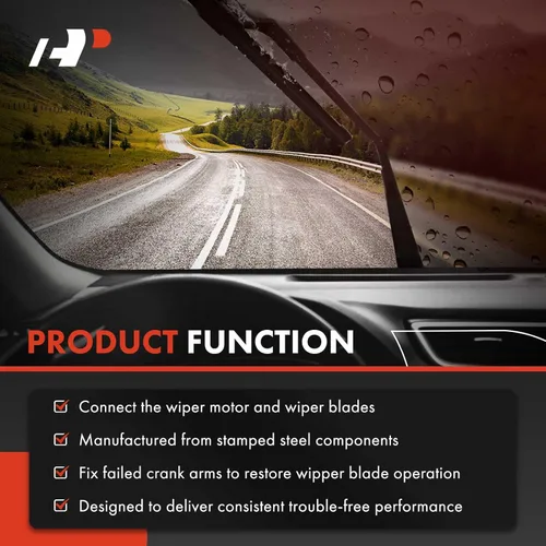 Miniatura 5 de A-Premium Ensamblaje de transmisión del limpiaparabrisas delantero compatible con vehículos Dodge - Ram 1500,2500,3500, 4500, 5500