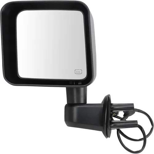 Miniatura 151 de TRQ Espejo plegable con calefacción eléctrica del lado del conductor con indicador de punto ciego pintura a juego negro liso compatible con Kia