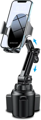 Miniatura 7 de Miracase Soporte Universal para Teléfono en Portavasos de Coche, [Versión Mejorada] Soporte Ajustable de Cuello Largo para Portavasos de Coche