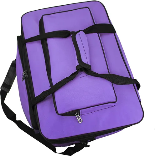 Miniatura 4 de Bolsa de almacenamiento de suministros de arte de gran capacidad con correas, impermeable, suministros de dibujo, bolsa de viaje portátil