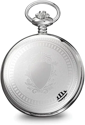 Miniatura 2 de Charles-Hubert, Paris 3599-B Reloj de bolsillo de cuarzo de acero inoxidable, plateado, Reloj de cuarzo, movimiento de cuarzo