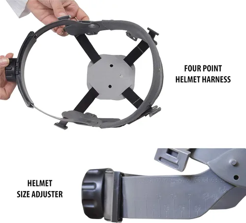 Miniatura 5 de JORESTECH Casco de Seguridad Duro Naranja de HDPE Estilo Gorra Casco con Suspensión de Trinquete Ajustable de 4 Puntos para Trabajo, Hogar y Amarillo