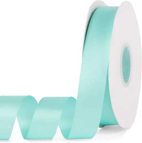 Miniatura 57 de YBLANDEG Cinta de satén de color sólido verde manzana de 1-1/2 pulgadas x 50 yardas, cinta de tela de poliéster de doble cara para envolver regalos
