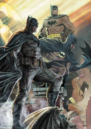 Miniatura 30 de MIGHTYPRINT DC Comics - Batman - Batman - Sunset City - Arte de pared duradero de 17 x 24 pulgadas, no hecho de papel, coleccionable con licencia