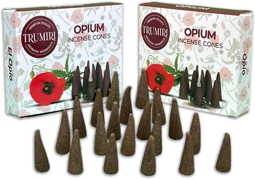 Miniatura 61 de TRUMIRI Incienso ámbar – Paquete de 20 conos (2 x 10) – Incienso de cono perfumado