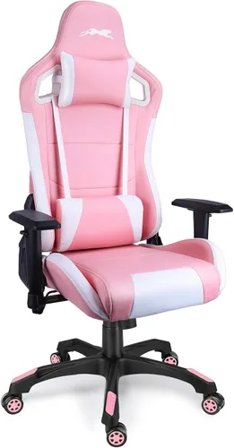 Miniatura 11 de Leopard - Silla de juegos con respaldo alto, silla de oficina de piel sintética, sillas de videojuegos ajustables, silla giratoria de carreras