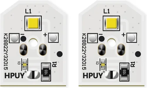 Miniatura 7 de WR55X11132 WR55X25754 Luz LED compatible para refrigerador GE Reemplazar WR55X30602 WR55X26486 PS4704284 3033142 EAP12172918 AP6261806 Sin cubierta