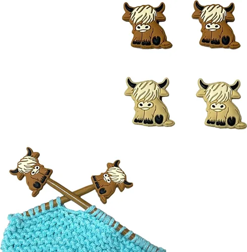 Miniatura 13 de SPANSEE Porta Agujas de Tejer Hexagonales - 4 Piezas, Tamaño 3-13 (3.25mm-9mm), Tapones de Punta, Protectores de Punta Tapones de aguja hexagonal