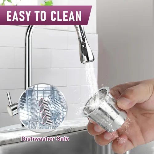 Miniatura 6 de Tazas reutilizables K Cups para Keurig, cápsulas de café reutilizables universales de acero inoxidable, cápsulas K recargables únicas para máquinas