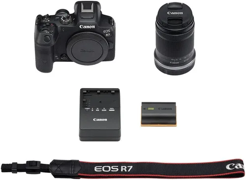 Miniatura 4 de Canon Cámara sin espejo EOS R7 con lente de 0.709-5.906 in (5137C009) + lente Canon de 0.630 in (5051C002) + tarjeta SD resistente Sony de 64 GB +