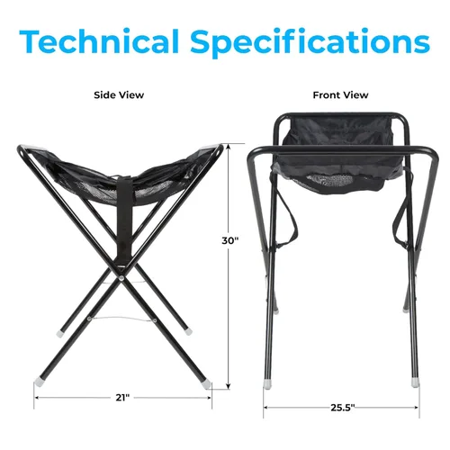 Miniatura 9 de Koala Kare Asiento infantil Kradle – Portabebés seguro, altura de mesa con patas tubulares de acero, diseño plegable y compacto, malla lavable a