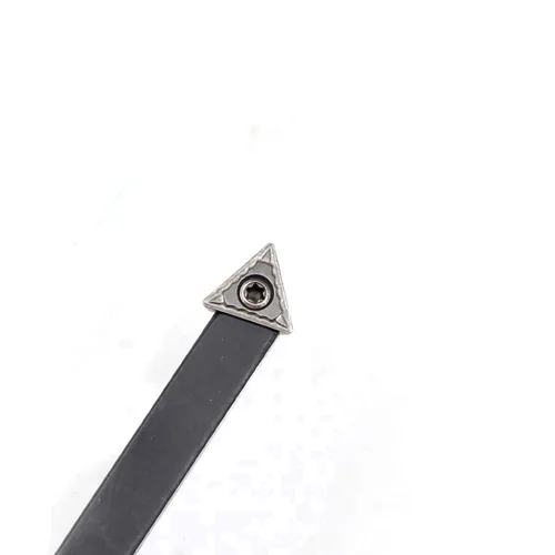 Miniatura 5 de OSCARBIDE 1/4 "Mini torno de carburo indexable portaherramientas de torneado, herramientas de torno de metal con insertos de carburo