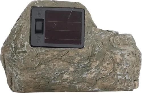Miniatura 8 de Oculta una llave exterior impermeable falsa para llaves de roca, adorno de roca falsa de resina con luz LED, caja de bloqueo de almacenamiento