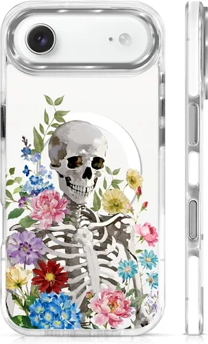 Miniatura 24 de Funda para iPhone 13/14 [compatible con Magsafe], funda magnética transparente de silicona a prueba de golpes con patrón de versículos de la Biblia