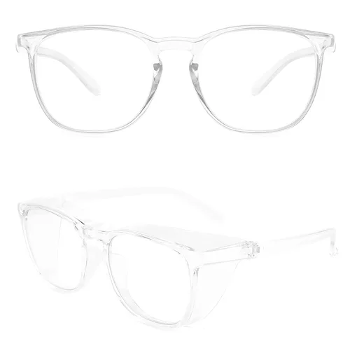 Miniatura 34 de Alsenor Gafas de seguridad antiniebla, gafas protectoras con bloqueo de luz azul, antipolvo, protección UV, para hombres y mujeres (jade)