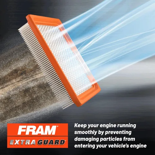 Miniatura 4 de FRAM Extra Guard CA10348 - Filtro de aire de repuesto para motor, para Jeep Wrangler seleccionados (3.6L y 3.8L), proporciona protección de filtro
