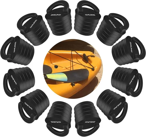 Kit de tapones para kayak, tapones de drenaje con mango de silicona, tapones universales para kayak para sentarse en la parte superior de kayak,