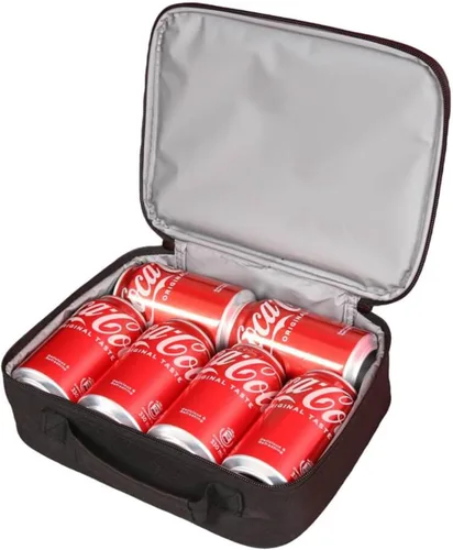 Miniatura 5 de Lonchera de fútbol americano para niños y niñas, bolsa de almuerzo escolar para niños, capa aislada, poliéster, a prueba de fugas, para niños a