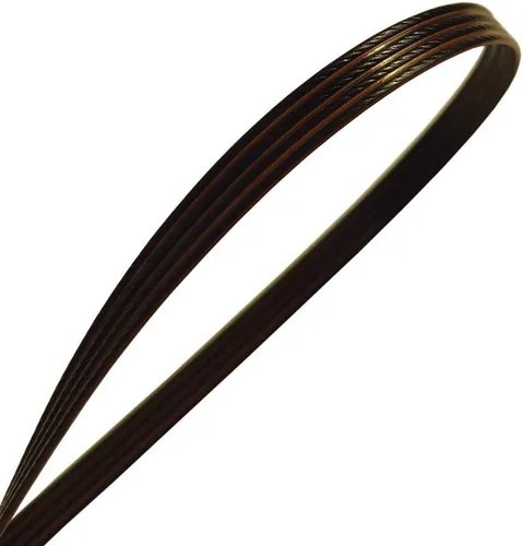 Miniatura 4 de RNY 200 pies de ratán de plástico de polietileno acanalado marrón con nervaduras negras para reparación, mesa de silla de ratán