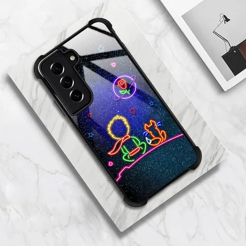 Miniatura 533 de CARLOCA Funda compatible con Samsung Galaxy S22 Ultra, diseño gráfico de Star Howling Wolfs Samsung Galaxy S22 Ultra, diseño gráfico, a prueba