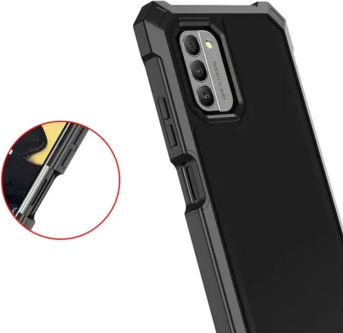 Miniatura 5 de Funda para Nokia C300/Nokia G100 con protector de pantalla, funda para teléfono Nokia C300 N155DL, protección de cuerpo completo frontal y trasera