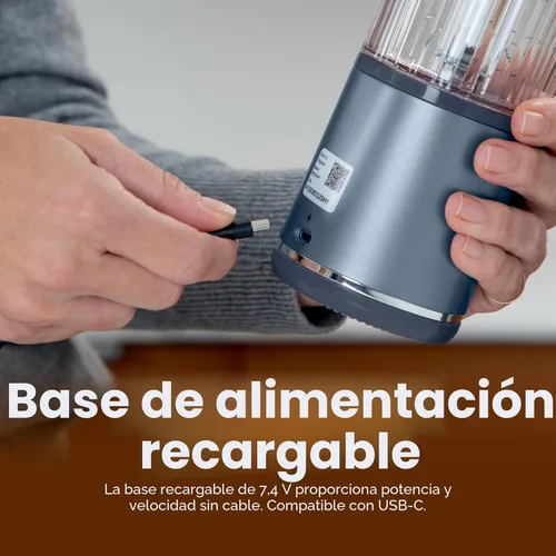 Miniatura 10 de Ninja BC151BK Blast Licuadora Portátil, Sin Cable, Recipiente de 18oz, Licuadora Personal para Batidos y Licúados, Libre de BPA, Tapa Hermética