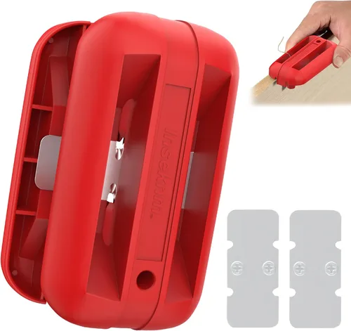 Miniatura 8 de Recortadora de bordes con cuchillas de carburo de tungsteno, cepilladora manual versátil para carpintería, cortador manual de bandas de bordes