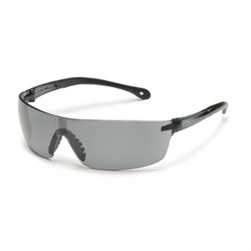 Gateway Safety 4483 Starlite - Lentes de seguridad cuadrados, patillas grises, lentes grises, 1 unidad (paquete de 1)