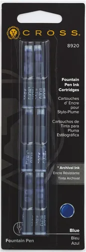 Miniatura 3 de Tinta negra embotellada Cross para pluma estilográfica (8945S-2), Negro