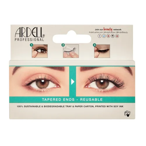 Miniatura 2 de Ardell Eco Lashes 453, pestañas postizas de fibras sostenibles, banda de algodón orgánico, aspecto natural ligero, 1 par Ardell Pestañas ecológicas