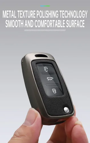 Miniatura 9 de ontto Funda para llavero de automóvil de protección completa, compatible con Volkswagen Jetta Tiguan Passat Polo Beetle Golf GTI/R/MK6 5 Santan