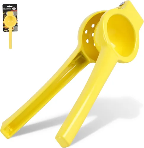 Miniatura 2 de Alpine Cuisine Exprimidor de limón resistente de 2.95 pulgadas – Exprimidor manual de cítricos de aluminio, prensa manual de cítricos, prensa