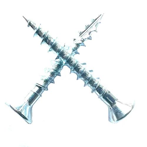 Miniatura 3 de Tornillos para tableros de partículas #8 x 1-1/4 pulgadas, cabeza plana, tornillos de madera tipo 17 puntos con puntas de acero recubierto de zinc