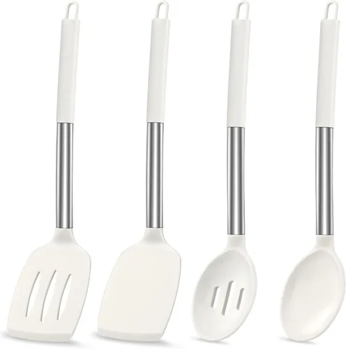 Miniatura 9 de LIANYU Juego de utensilios de cocina de 6 piezas, juego de utensilios de cocina de silicona para utensilios de cocina antiadherentes, utensilios