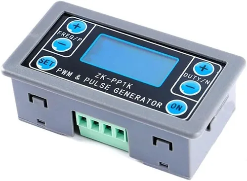 Miniatura 2 de Generador de señal ZK-PP1K Onda cuadrada Modo dual LCD PWM Pulso Frecuencia Ciclo de trabajo Módulo ajustable 1 canal 1Hz-150KHz