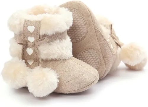 Miniatura 6 de Botas Estamico de invierno, con lazo, de nieve, de felpa, para niña