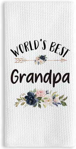 Miniatura 10 de TNUW Best Grandma - Toallas de cocina de 16 x 24 pulgadas, la mejor flor de Abuela del mundo, suave y absorbente, toalla de cocina, toallas de mano