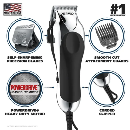 Miniatura 2 de Set para cortar el cabello Chrome Pro n.° 79524-2501 (24 accesorios)