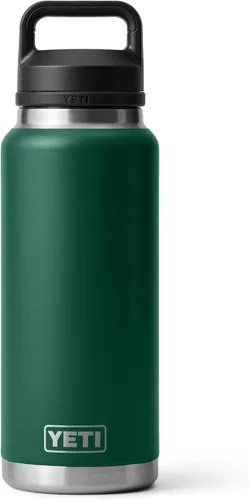 Miniatura 34 de YETI Rambler - Botella de 36 onzas, aislada al vacío, a prueba de fugas, de acero inoxidable con tapón para sorbos Aislamiento al vacío Azul marino