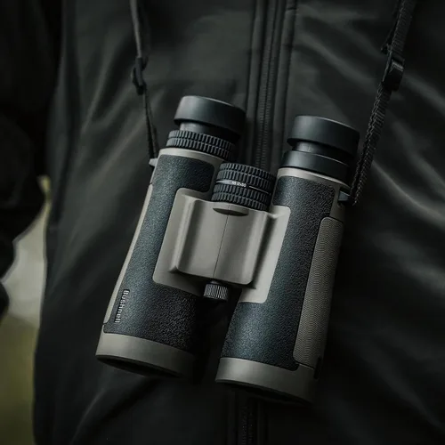 Miniatura 8 de Bushnell Prismáticos R5 de 12 x 50 con arnés de pecho Bino Vault Lite, revestimientos de fase 3, revestimientos dieléctricos, barrera EXO