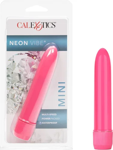 Miniatura 7 de CalExotics Mini Neon Multi-Speed Vibe, Morado Púrpura