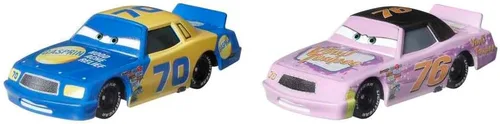 Miniatura 3 de Disney Cars Toys Floyd Mulvihill & Crusty Rotor - Paquete de 2 unidades, a escala 1:55, vehículos de personajes favoritos de los fanáticos