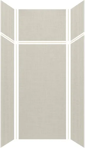 Miniatura 29 de Transolid EWKX483696-41 Expressions - Kit de pared de ducha de 6 paneles con extensión, 36 pulgadas de largo x 48 pulgadas de ancho x 96 pulgadas