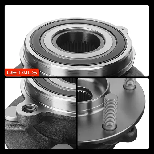 Miniatura 9 de A-Premium Cojinete de rueda delantera y conjunto de cubo con 5 lengüetas compatible con Mazda CX-5 2013-2022, 6 2014-2019