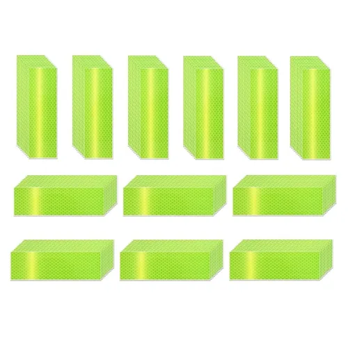 Miniatura 97 de Cinta reflectante blanca de 4 pulgadas, adhesivo de seguridad de advertencia impermeable para exteriores (10 pies)