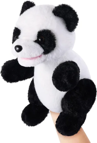 Miniatura 18 de Marionetas de Mano de Animales de 11 Pulgadas Safari Selva Zoológico Bosque Títere Selva Tropical Pastizales Animales Juego de Roles para Niños