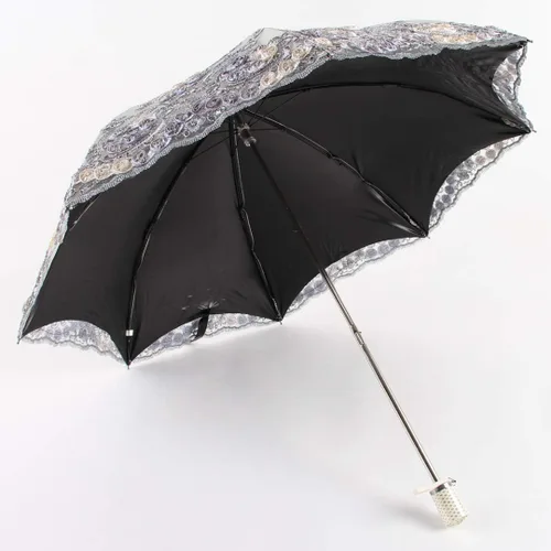 Miniatura 131 de Honeystore - Parasoles de encaje de flores para fiesta de boda, paraguas nupcial de encaje